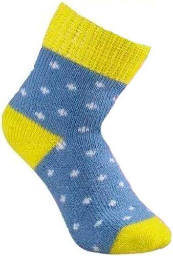 Шкарпетки дитячі Conte-Kids TIP-TOP 214 р.14 джинс-жовтий 