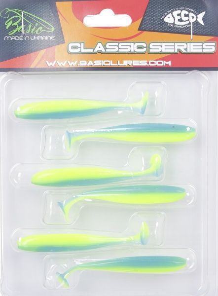 Приманка рыболовная Basic Lures White Bait 3,0 75 мм 6 шт. 963 силиконовая