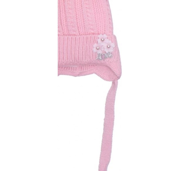 Шапочка детская для девочки Luna Kids р.36 розовый 2223 