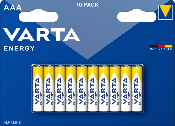 Батарейка Varta Energy AAA (R03, 286) 10 шт. 