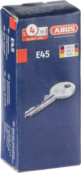 Циліндр Abus E45 30x35 ключ-ключ 65 мм матовий нікель