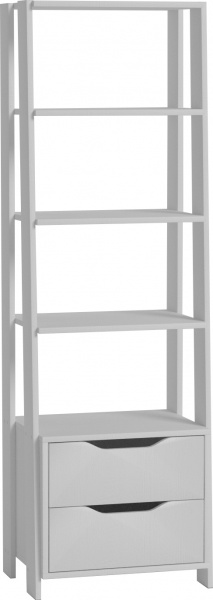 Этажерка Luxe Studio Альт ЕЦ-6 1650х520х400 мм белое дерево