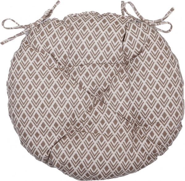 Подушка на стул Joy бежевый узор 40 см La Nuit