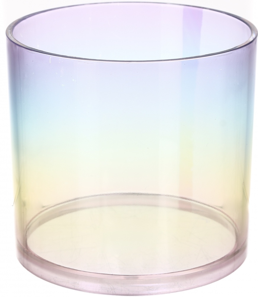 Органайзер для косметики с крышкой Rainbow 9.7x9.7x12.9 см разноцветный