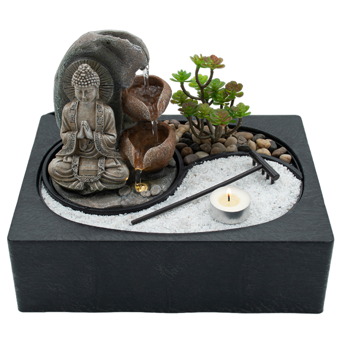 Фонтан декоративний Engard Budda 29х21х22 см (FT-11)