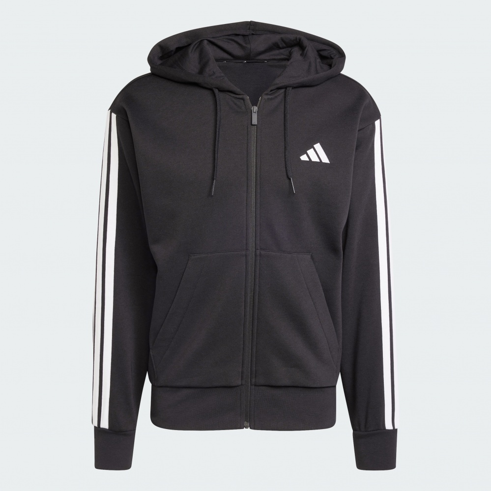 Джемпер Adidas M 3S FL FZ HD JD1870 р.XL чорний