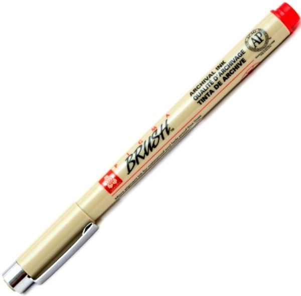 Лінер-пензлик PIGMA Brush Sakura червоний 