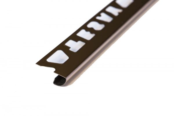 Профиль полукруглый нержавеющая сталь 10 мм 2,7 м медь глянец 