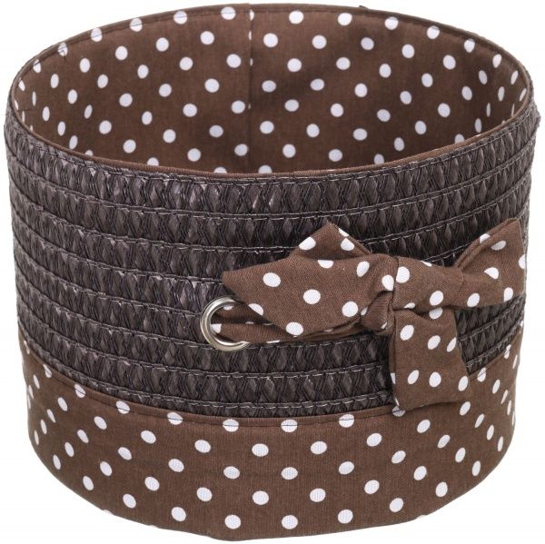 Кошик плетений з текстилем Tony Bridge Basket 27x25x20 см DSA16-7CD-4 