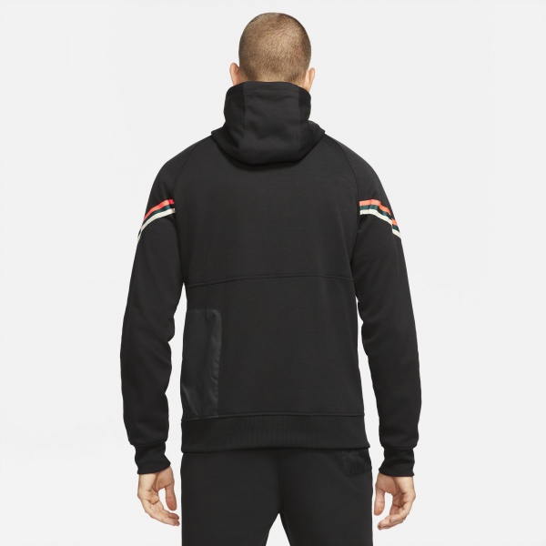 Джемпер Nike LFC MNK DF TRAVEL FLC HD 3/4Z DA9766-010 р. 2XL чорний