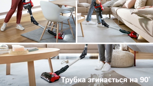 Пилосос акумуляторний Bosch Unlimited 7 BBS711ANM red 
