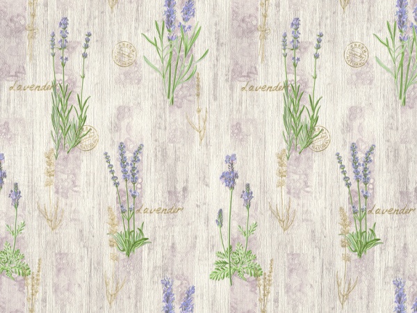 Обои виниловые на флизелиновой основе Славянские обои Le Grand platinum Лаванда 2370-03 1,06x10,05 м 