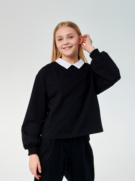 Джемпер для дівчинки Smil р.152 чорний 116591 