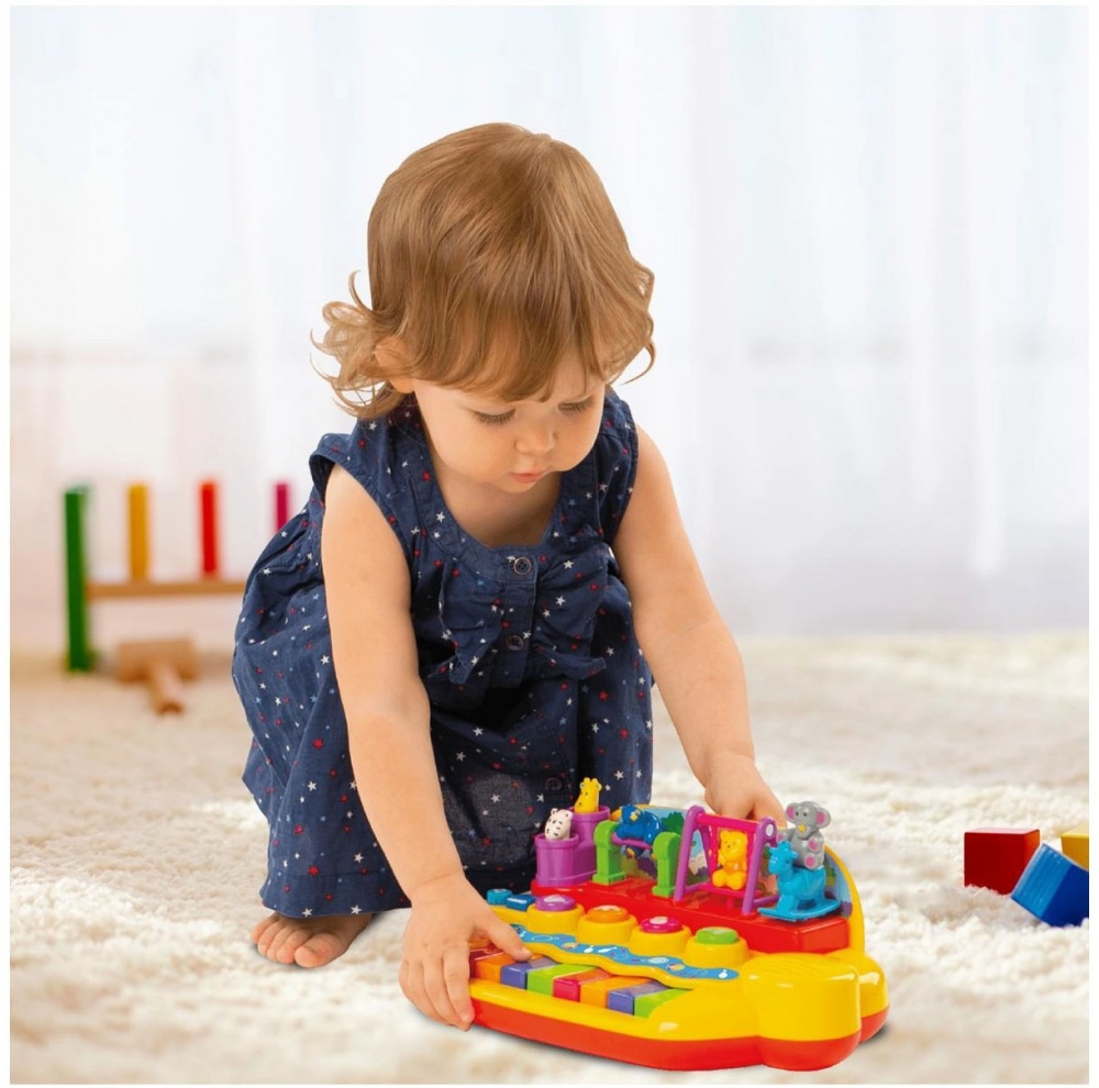 Піаніно Kiddi Smart Звірята на гойдалці 063412