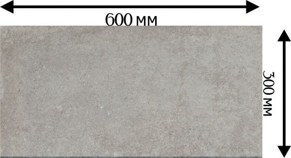 Плитка Zeus Ceramica Concrete Grigio ZNXRM8BR 30x60x9,2 