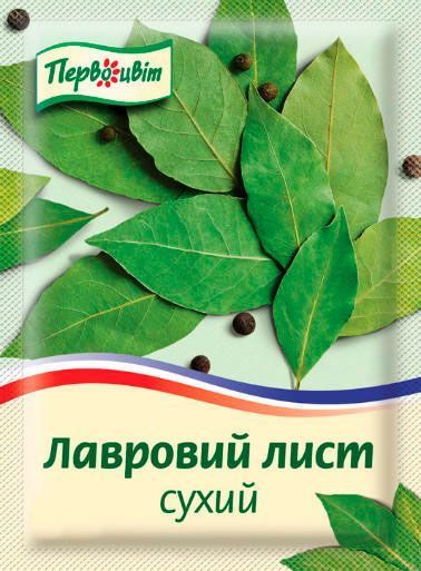 Лист лавровый 50 г Первоцвіт 