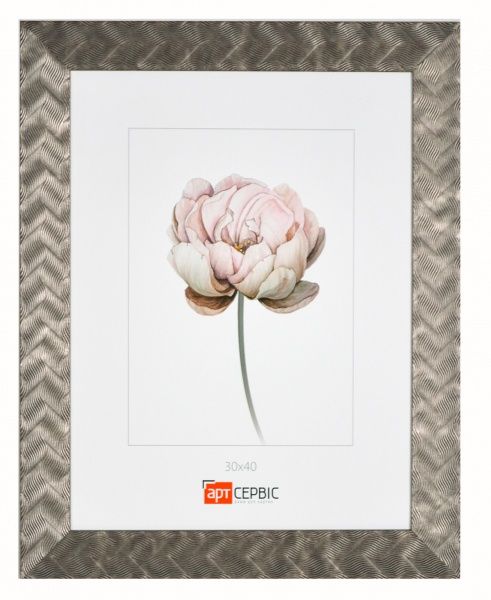 Рамка для фото Арт-Сервіс ЭА-01706 30х40 см серебряный 