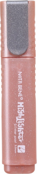 Маркер текстовий Nota Bene with glitter 521B-24 orange помаранчевий 