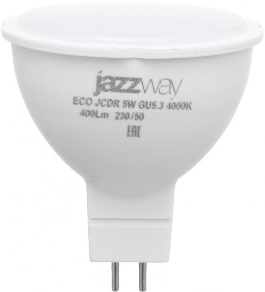 Лампа светодиодная Jazzway Pled Eco 5 Вт MR16 матовая GU5.3 220 В 4000 К 