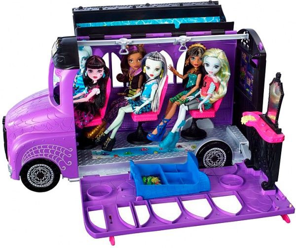 Игровой набор Monster High Крутой школьный автобус FCV63