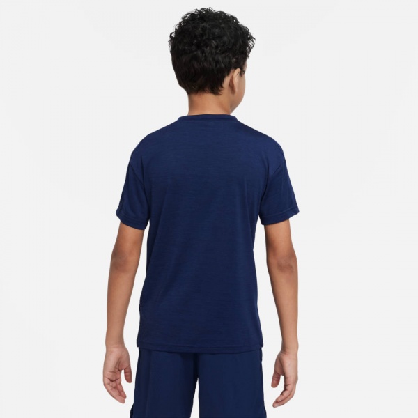 Футболка Nike B NK DF HBR SS TOP DM8535-410 р.S синій