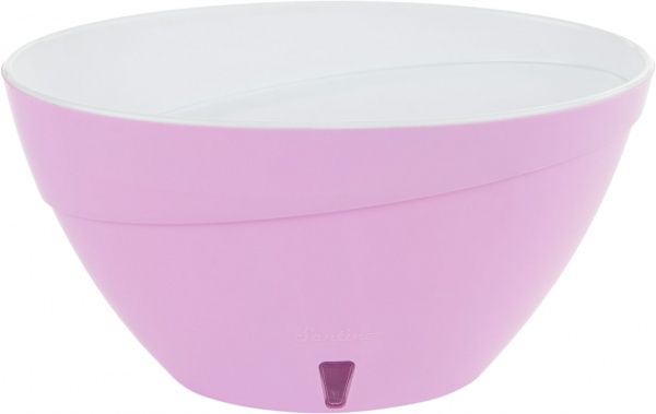 Горщик пластиковий Santino Calipso овальний 4,2л лавандовий/білий (K1 FLA-ALB) 