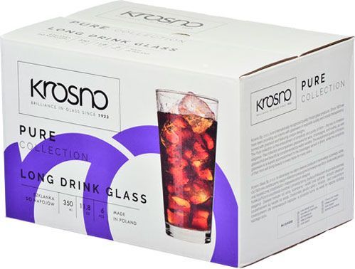 Набор стаканов Long drink pure 350 мл 6 шт. F689613035040000 Krosno