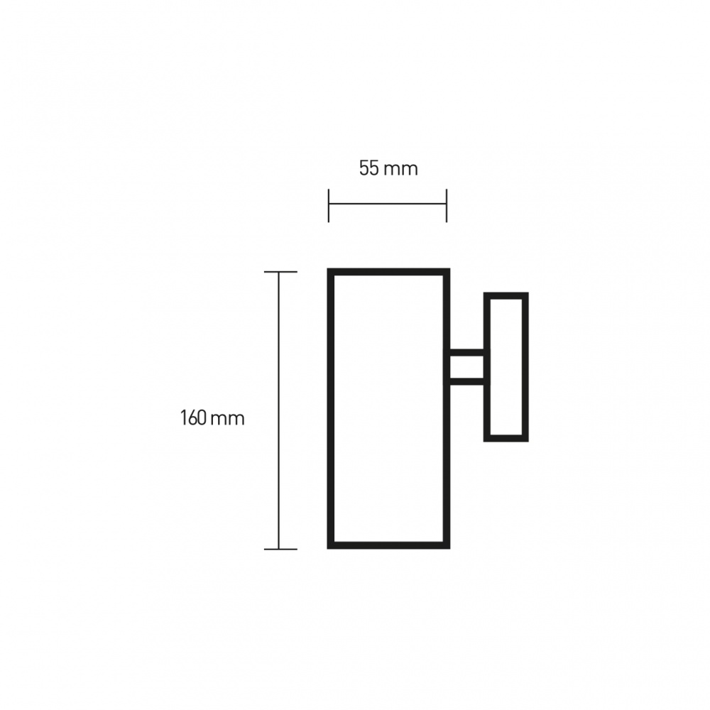 Бра Eurolamp Nordic Ray GU10 черный LED-BRA-1xGU10(black)