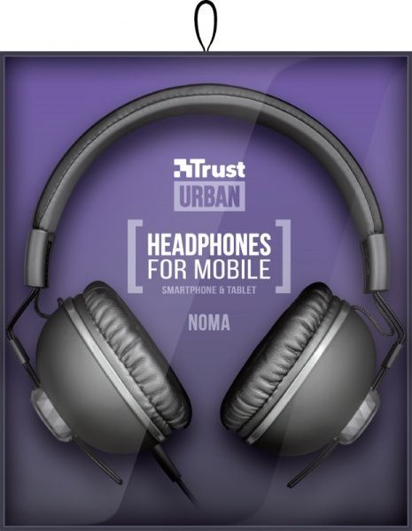 Наушники Trust TRUST Noma Headphones black
