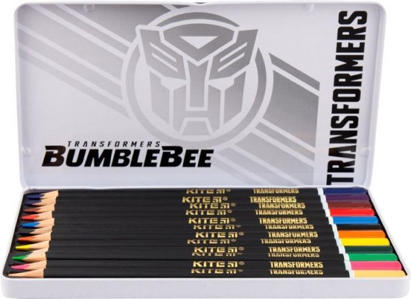 Олівці кольорові Transformers BumbleBee Movie TF19-058 12 шт. KITE