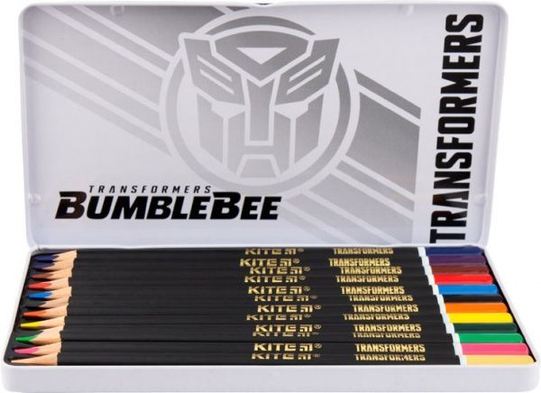 Карандаши цветные Transformers BumbleBee Movie TF19-058 12 шт. KITE