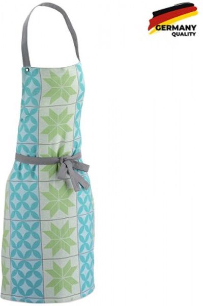 Фартук Carla Blume 80х67 зеленый узор Kela