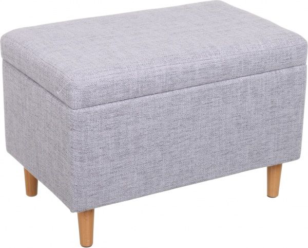 Сундук-пуф Ralph 60х38х40 см серый 