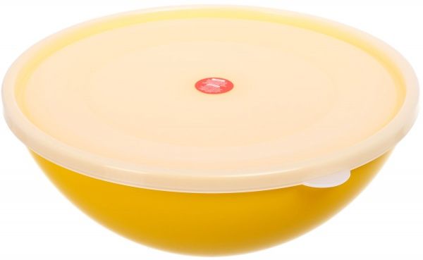 Миска з кришкою Мульті 3 л жовтий Алеана