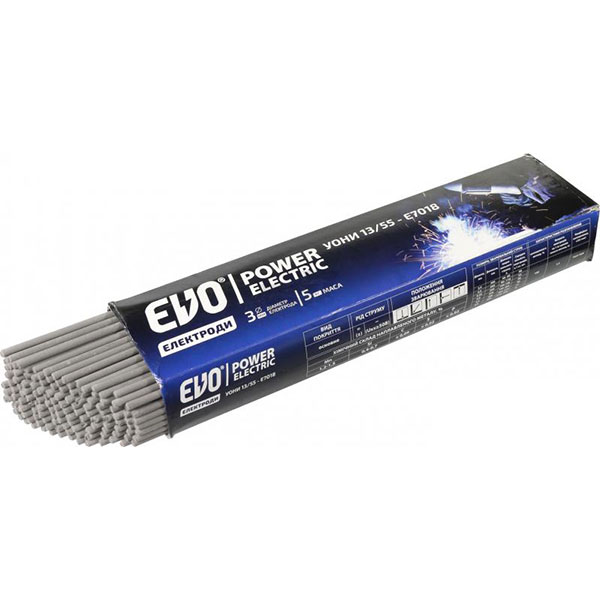Электроды сварочные Evo Welding УОНИ 13/55-E7018 3 мм 5 кг