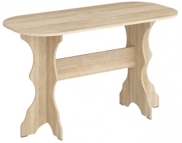 Стол раскладной 1300(840)х750(750)х600(600) дуб сонома 