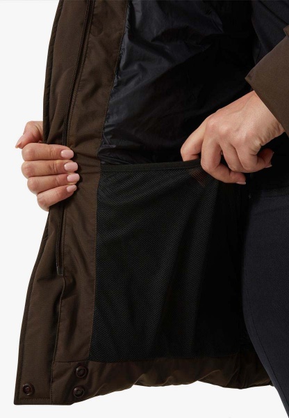 Пальто Helly Hansen W ADORE PUFFY PARKA 53205-755 р.XS коричневый