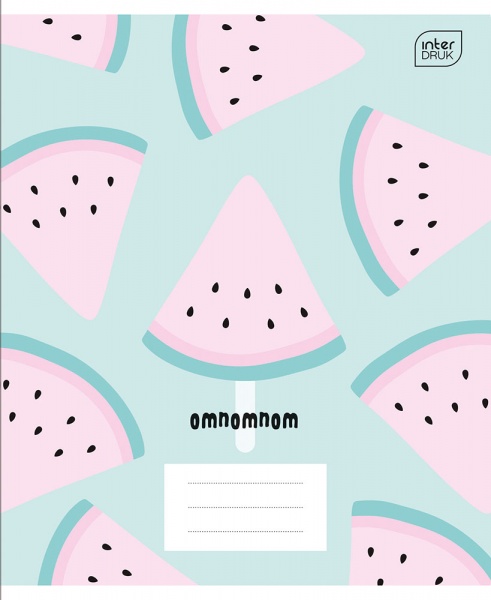 Тетрадь школьная А5 12 в линейку MIX 339430 InterDRUK