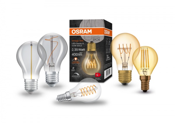 Лампа світлодіодна Ledvance FIL Osram SM Magnet 1,8W A60 4 Вт E27 1800 К 220 В матова 