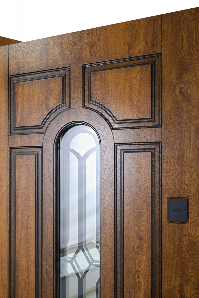 Дверь входная Abwehr MG3 (487+487)(Vс)(СПЗ)(К55) 096L(ЗД+РТ)+(ЗД) NEW дуб золотой 2050x960 мм левая