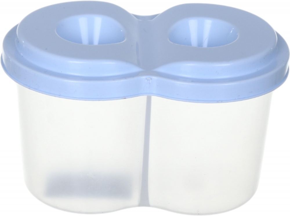 Стакан-непроливайка двойной голубой Nota Bene