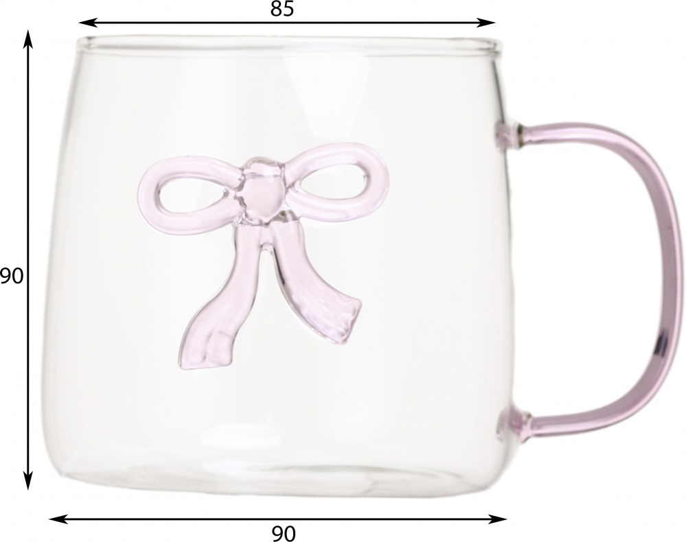Чашка Fiora Pink Bow 500 мл