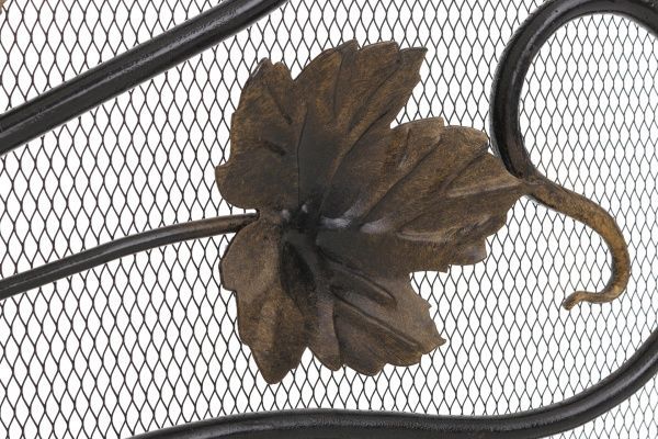 Решетка каминная Виноград NEW 66х80 см черный 