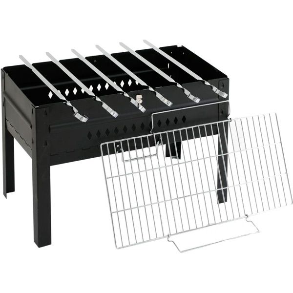 Мангал-дипломат Forester BC-791 воронований + 6 шампурів