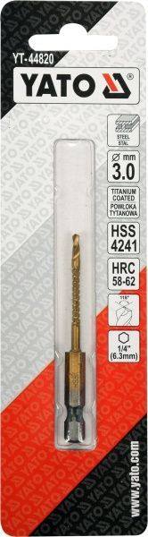 Свердло по металу YATO 70 мм 3 мм YT-44820