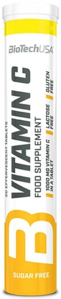 Вітаміни BioTechUSA Vitamin C Effervescent tablets 20 шт./уп. 