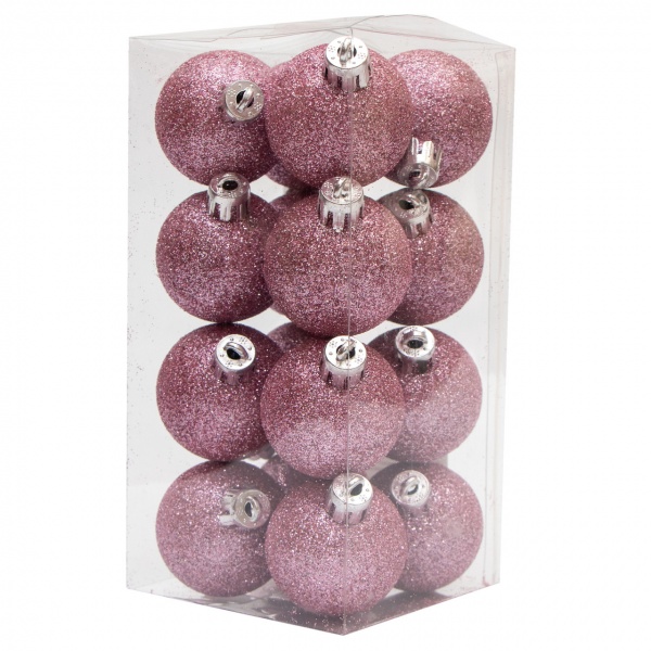 Набір ялинкових куль Девілон 251017 d40 мм 16 шт./уп. 