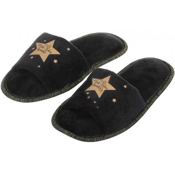 Обувь домашняя женская La Nuit Стар р. 38-39 черная