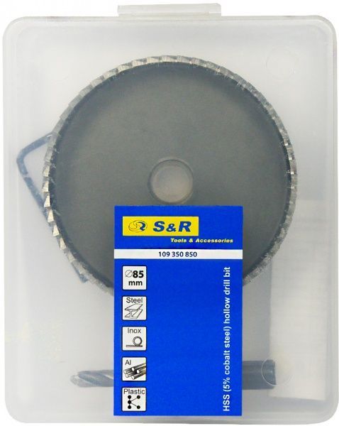 Коронка S&R по металу 85 мм Meister