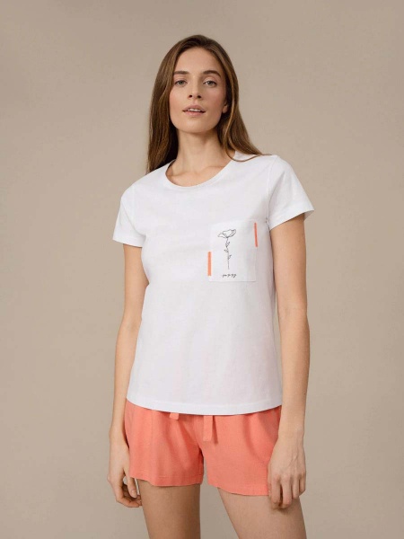 Футболка Outhorn HOL22-TSD614-10S р.XS білий